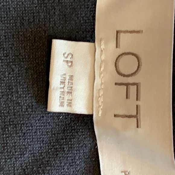 Loft velvet v-neck top with silver dots - Picture 5 of 5